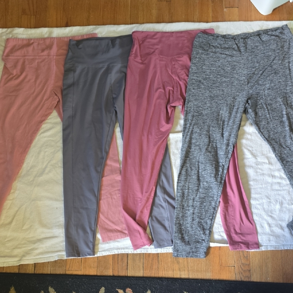 Assorted Color Leggings Set